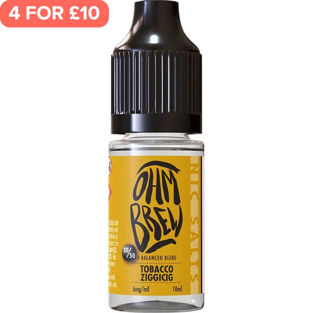 Tobacco Ziggicig Ohm Brew 50/50 E-Liquid 10ml