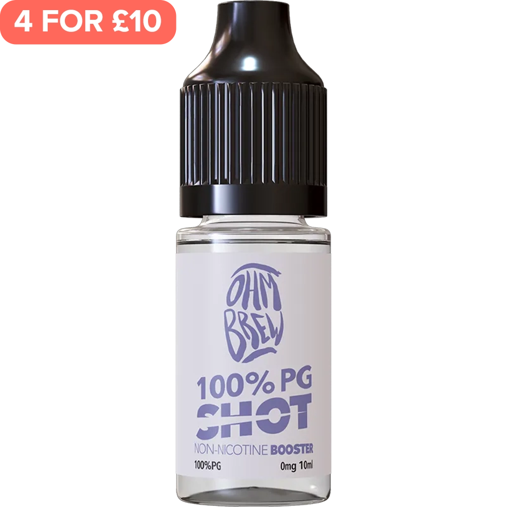 Ohm Brew 100% PG Booster Nicotine Shot 0MG/ML