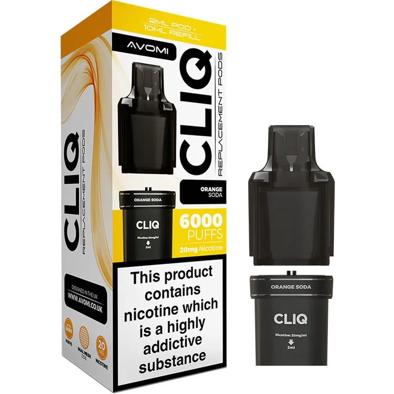 Orange Soda Avomi CLIQ Pod & Refill 12ml