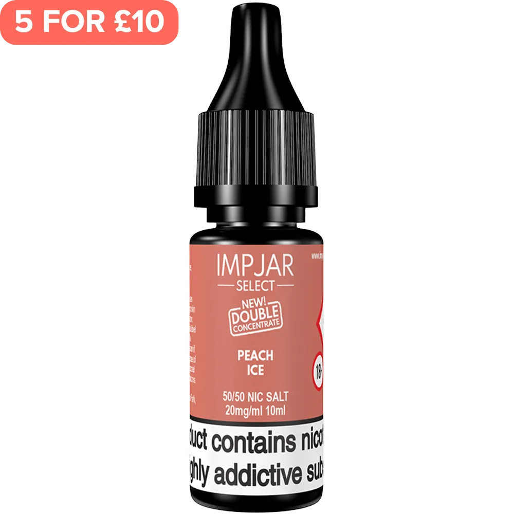 Peach Ice Imp Jar Select E-Liquid 10ml