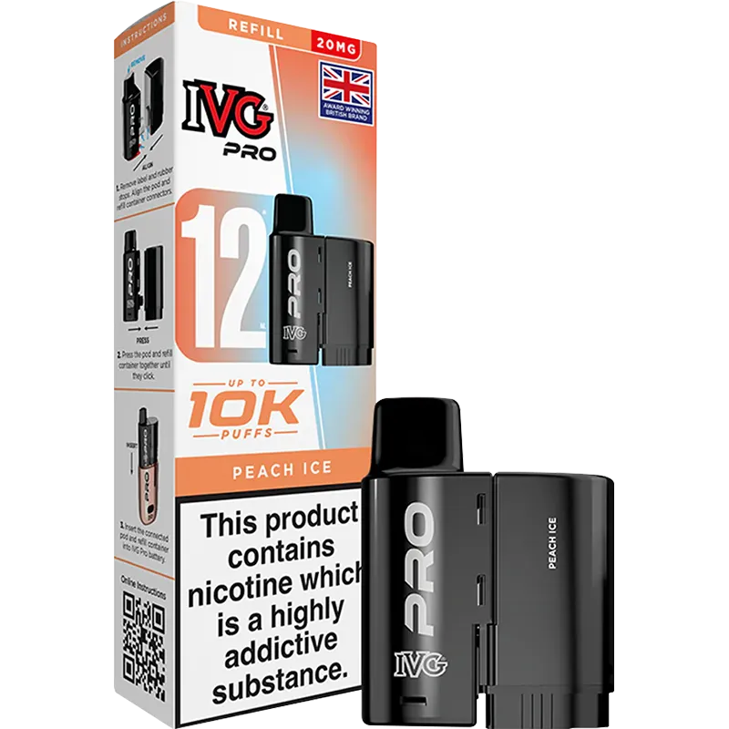 Peach Ice IVG Pro Pod & Refill 12ml