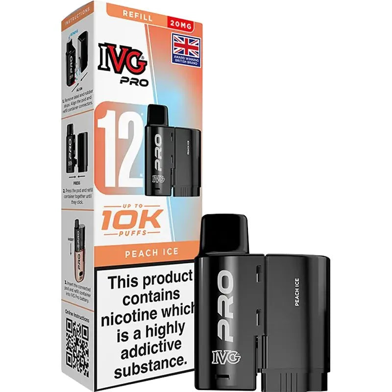 Peach Ice IVG Pro Pod & Refill 12ml