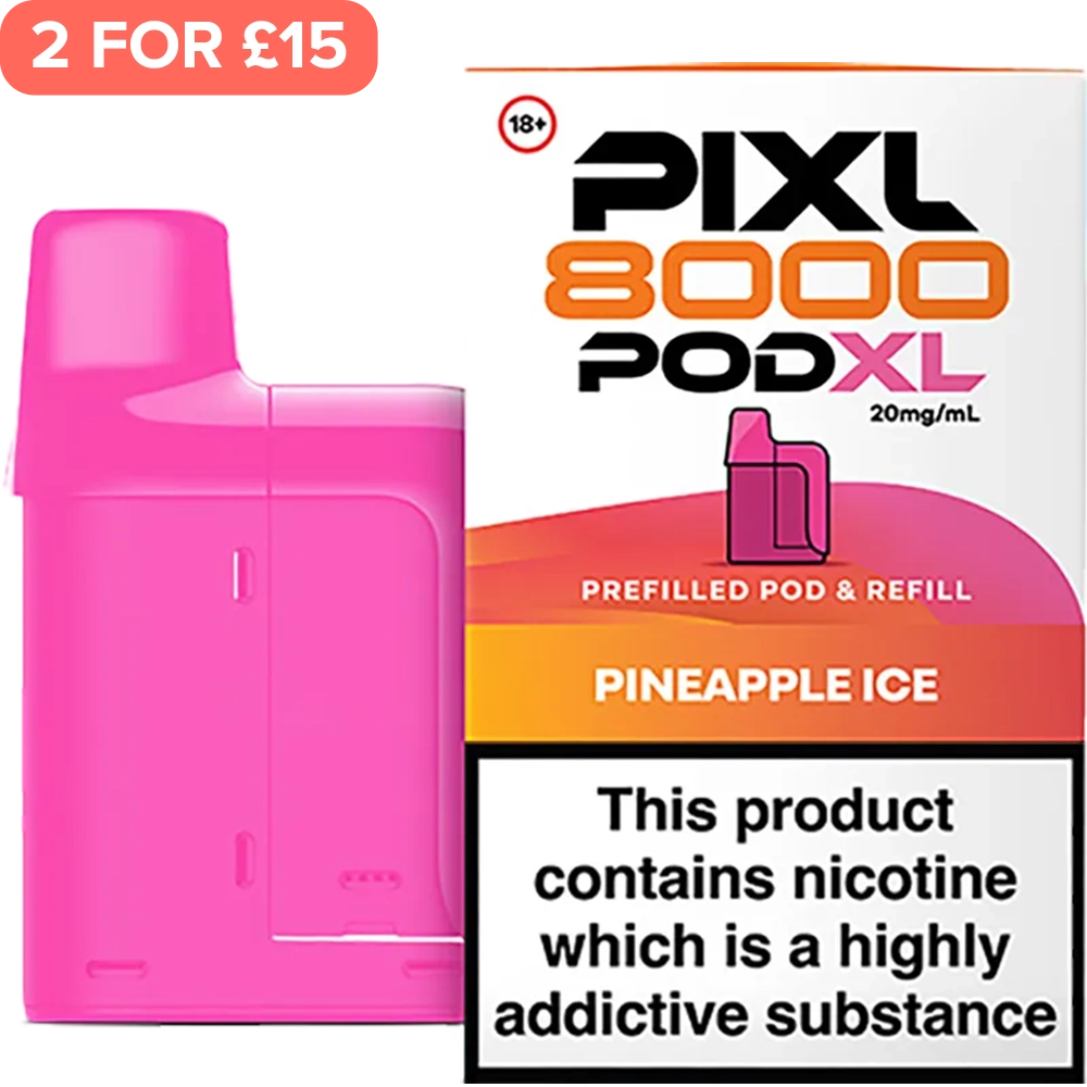 Pineapple Ice PIXL 8000 Pod XL Pod & Refill 12ml