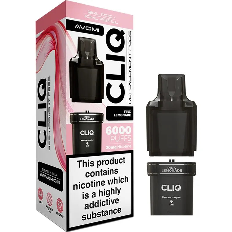 Pink Lemonade Avomi CLIQ Pod & Refill 12ml