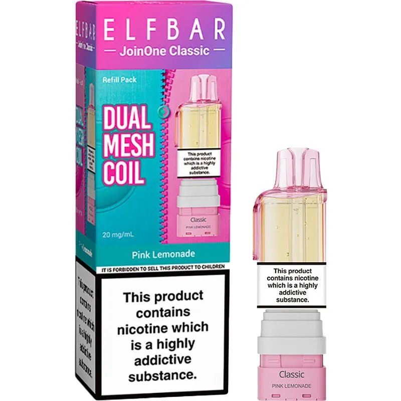 Pink Lemonade Elf Bar JoinOne Classic Pod & Refill 12ml