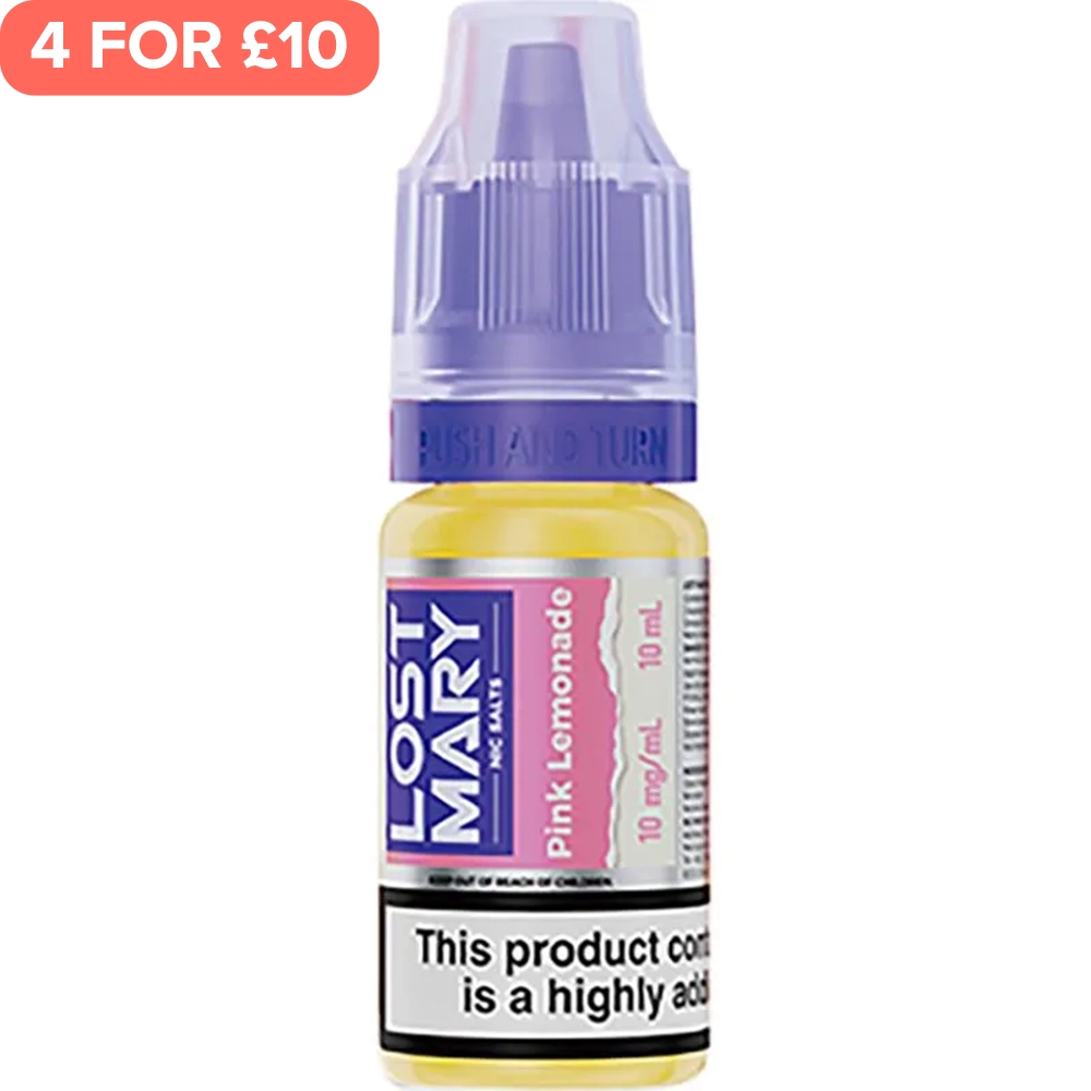 Pink Lemonade Lost Mary Nic Salts E-Liquid 10ml