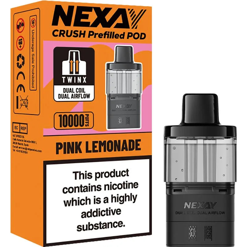 Pink Lemonade Nexay Crush Pod & Refill 10ml