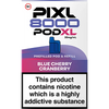 Blue Cherry Cranberry PIXL 8000 Pod XL Pod & Refill 12ml