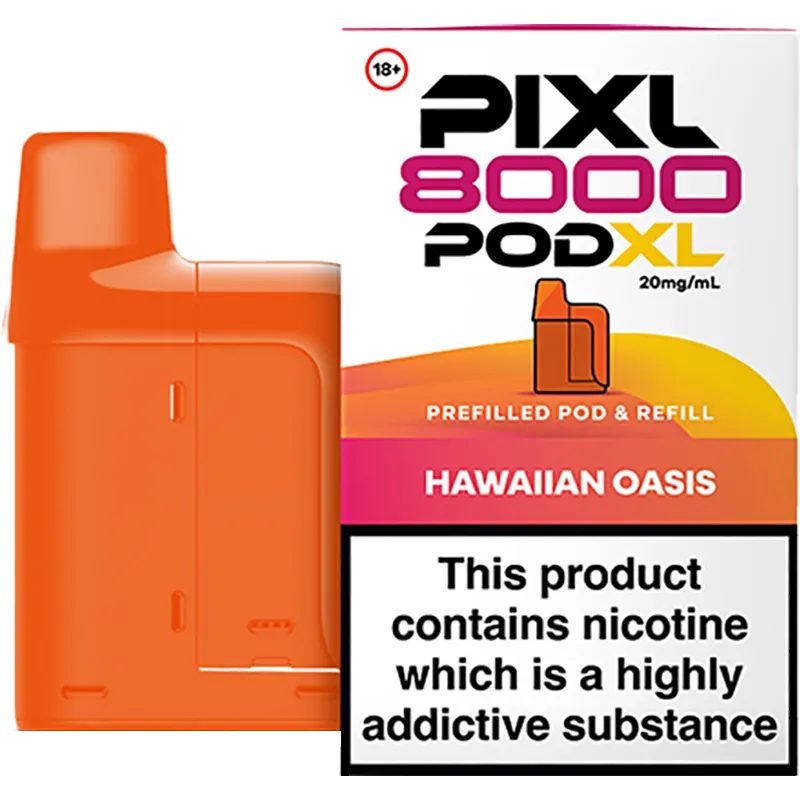Hawaiian Oasis PIXL 8000 Pod XL Pod & Refill 12ml