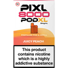 Juicy Peach PIXL 8000 Pod XL Pod & Refill 12ml