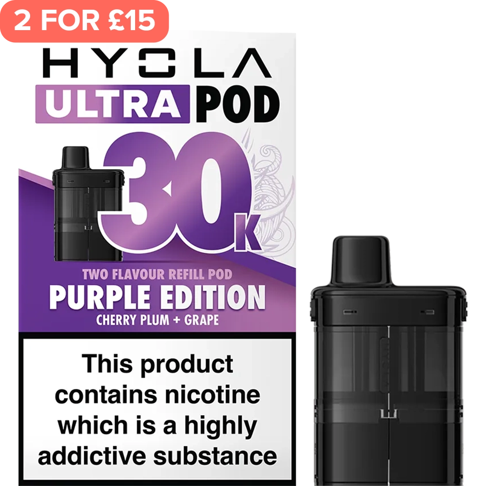 Purple Edition Hyola Ultra 30K Pod & Refill 20ml