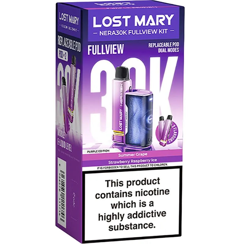 Lost Mary Nera 30K Fullview Purple Edition Pod Vape Kit 24ml