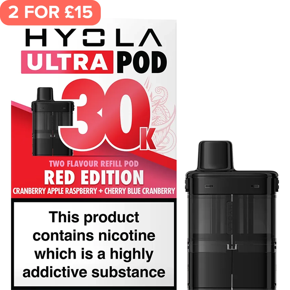 Red Edition Hyola Ultra 30K Pod & Refill 20ml