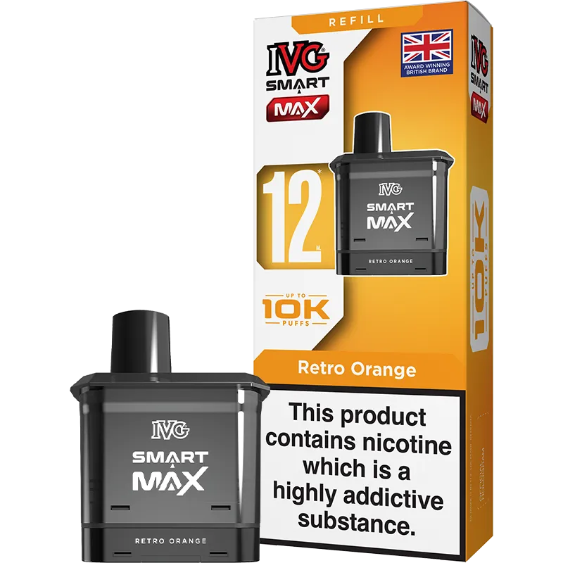 Retro Orange IVG Smart Max Pod & Refill 12ml