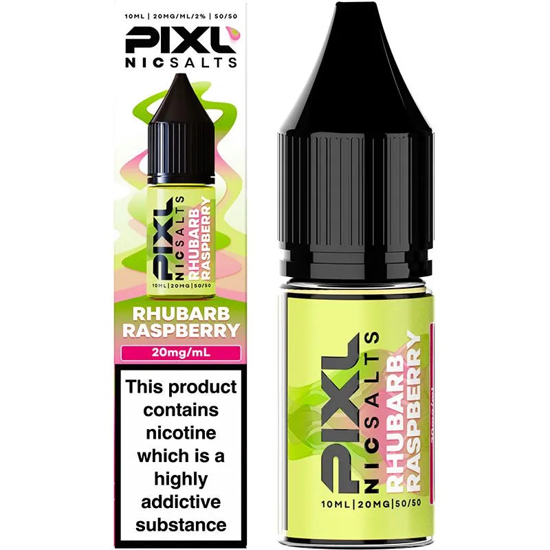 Rhubarb Raspberry PIXL Nic Salts E-Liquid 10ml