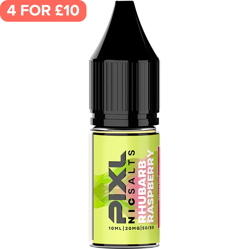 Rhubarb Raspberry PIXL Nic Salts E-Liquid 10ml