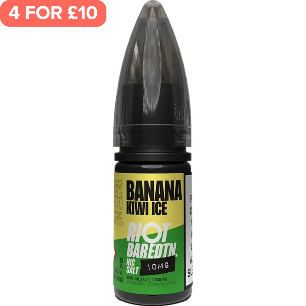 Banana Kiwi Ice Riot BAR EDTN E-Liquid 10ml