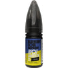 The Riot Bar EDTN blueberry sour raspberry 10ml e-liquid bottle, in a 10mg nicotine strength, on a white background