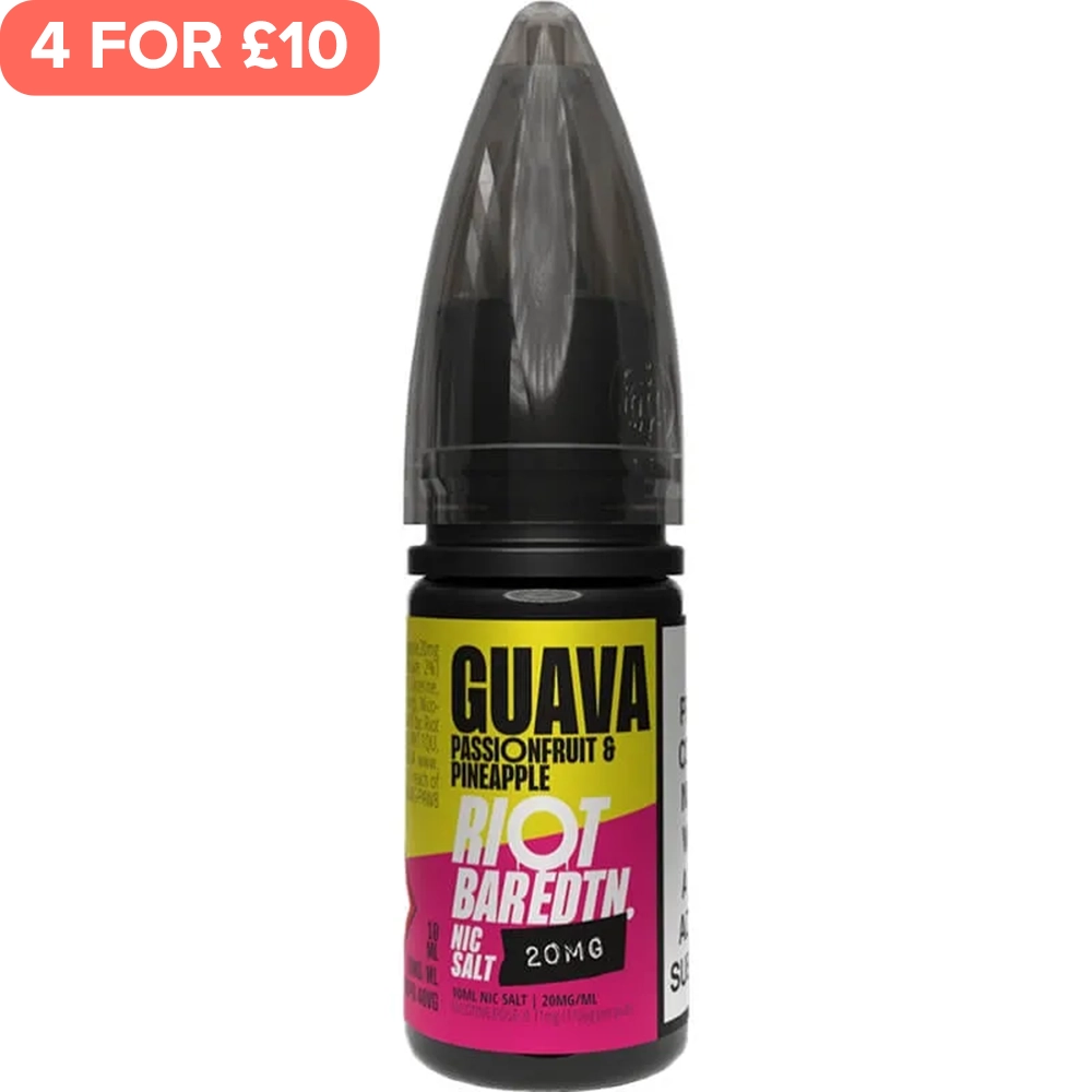 Guava Passionfruit & Pineapple Riot BAR EDTN E-Liquid 10ml