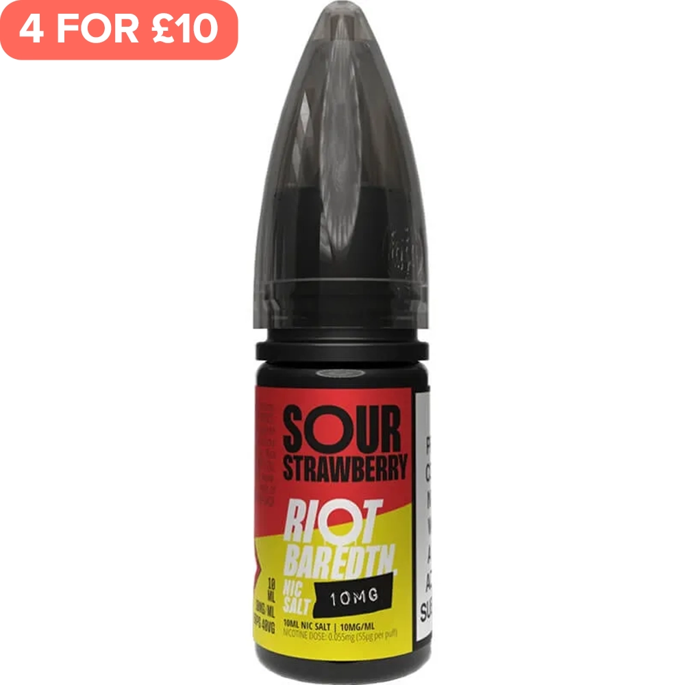 Sour Strawberry Riot BAR EDTN E-Liquid 10ml