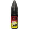 The Riot Bar EDTN sour strawberry 10ml e-liquid bottle, in a 20mg nicotine strength, on a white background