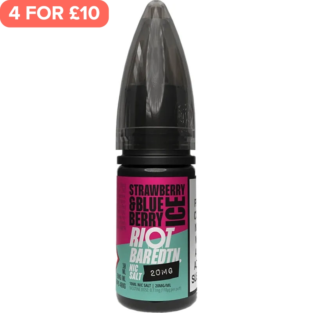Strawberry Blueberry Ice Riot BAR EDTN E-Liquid 10ml