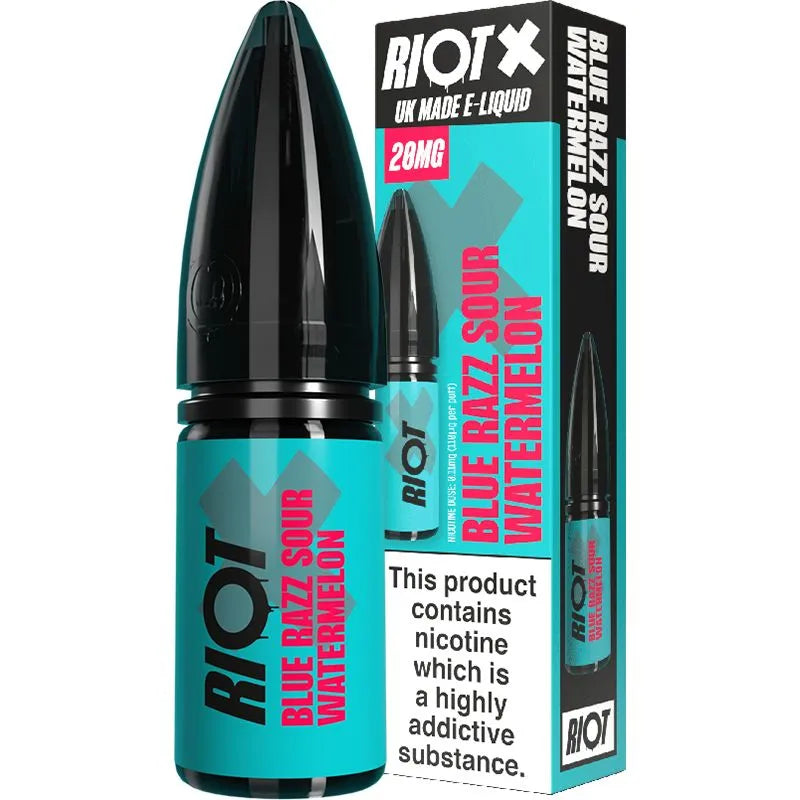 Riot X Blue Razz Sour Watermelon E-Liquid 10ml