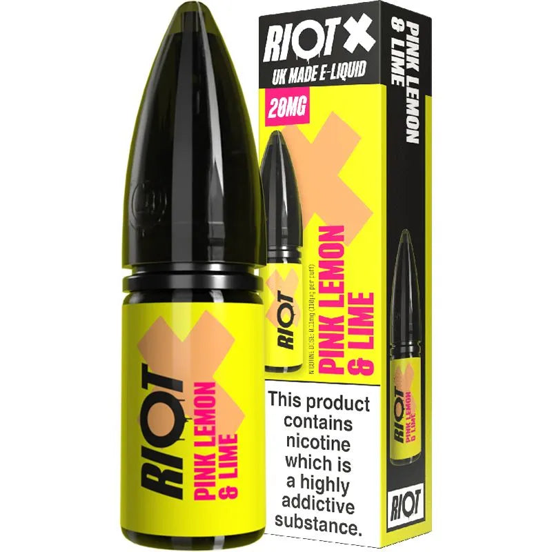 Riot X Pink Lemon & Lime E-Liquid 10ml