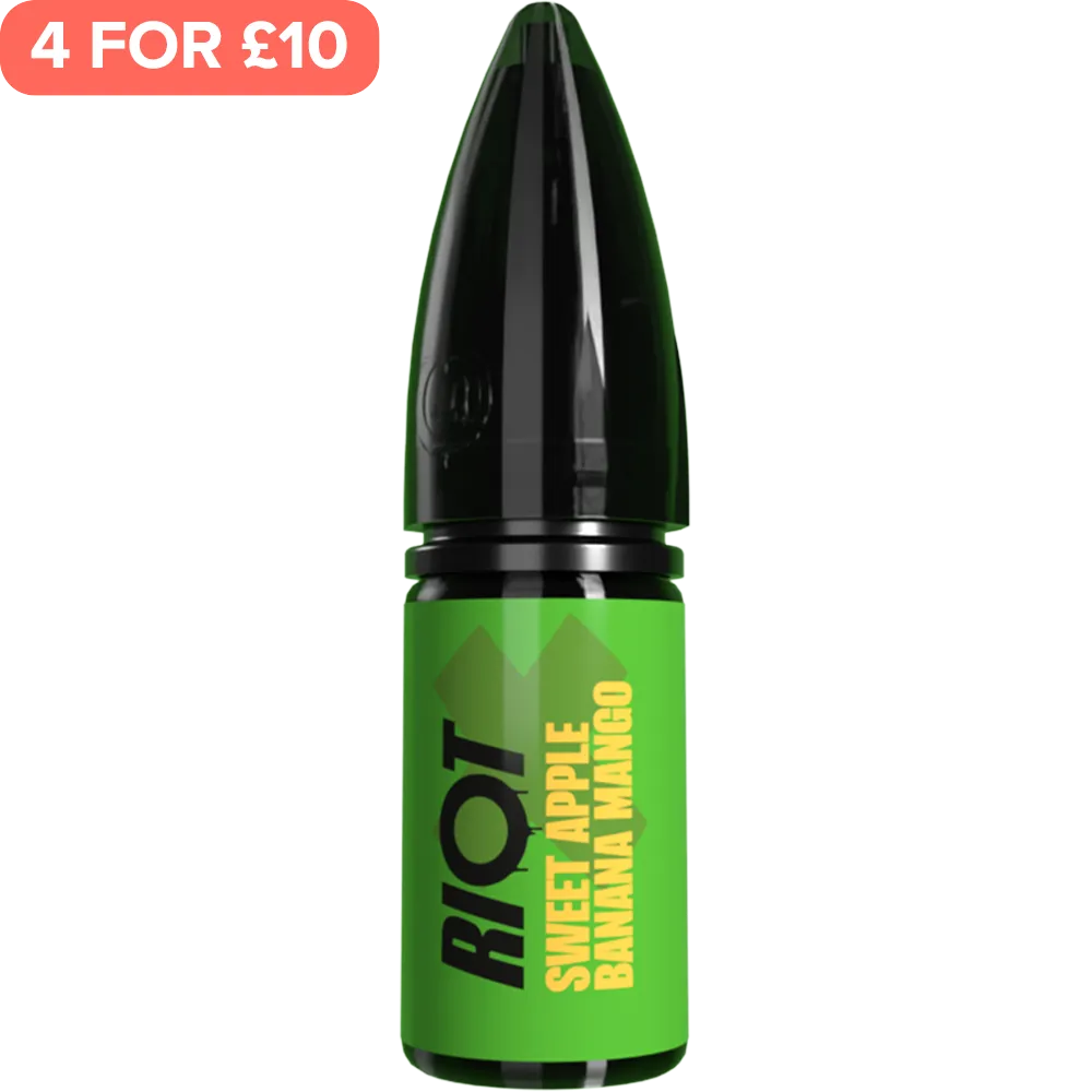 Sweet Apple Banana Mango Riot X E-Liquid 10ml