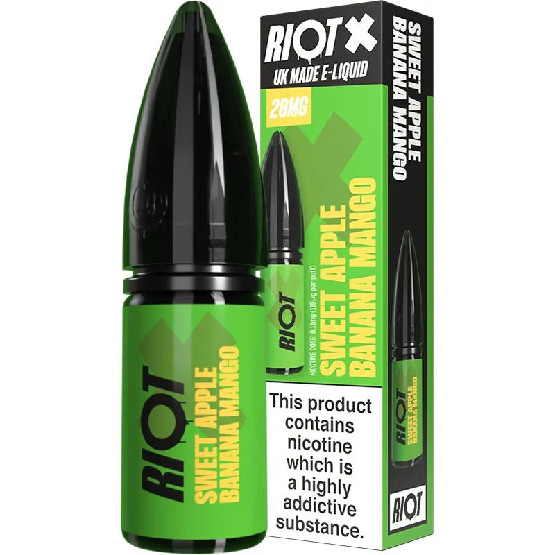 Riot X Sweet Apple Banana Mango E-Liquid 10ml