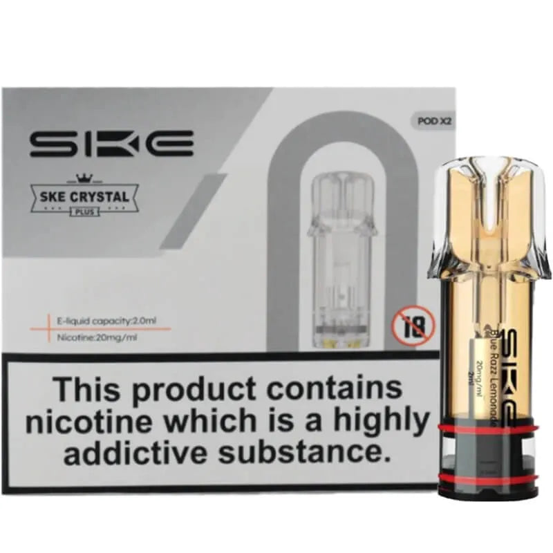 SKE Crystal Plus Blue Razz Lemonade Pods 2 Pack