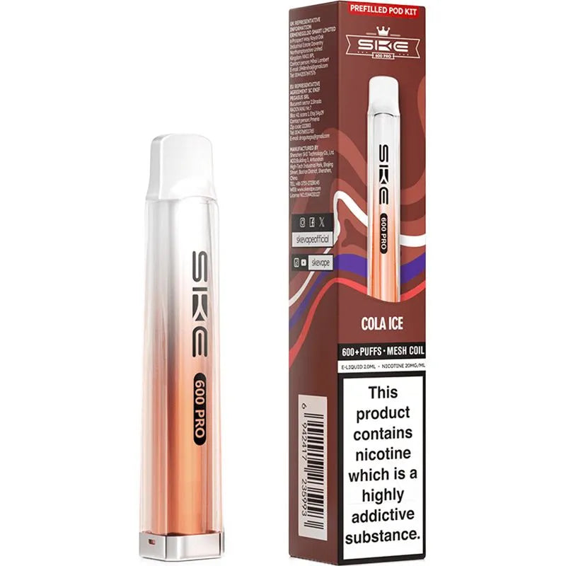 SKE Crystal Pro 600 Pod Vape Kit 2ml