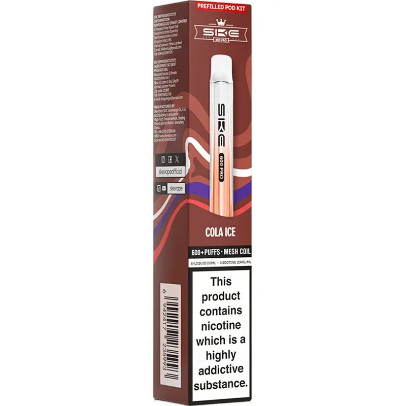 SKE Crystal Pro 600 Pod Vape Kit 2ml