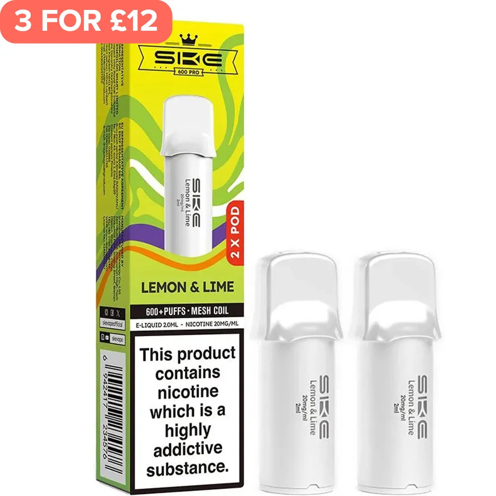 Lemon & Lime SKE Crystal 600 Pro Pods 2 Pack