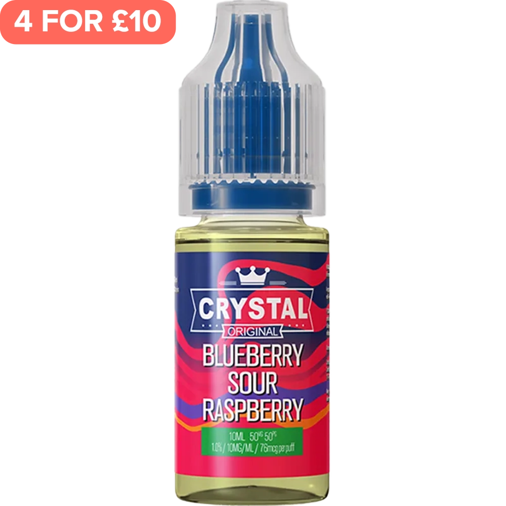 Blueberry Sour Raspberry SKE Crystal Original Salts E-Liquid 10ml
