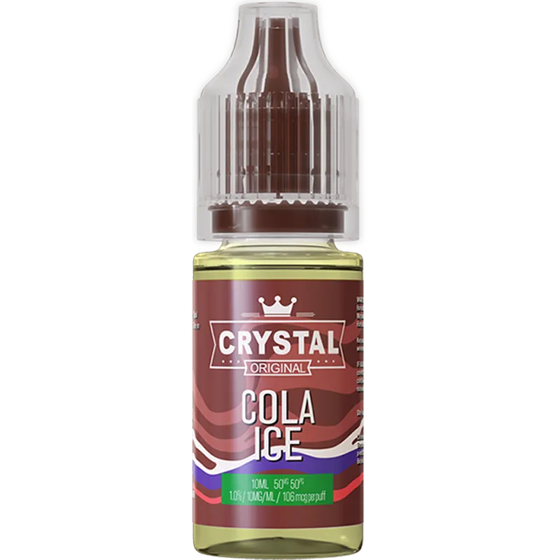 A SKE Crystal Salts cola ice flavoured e-liquid in a 10mg nicotine strength.