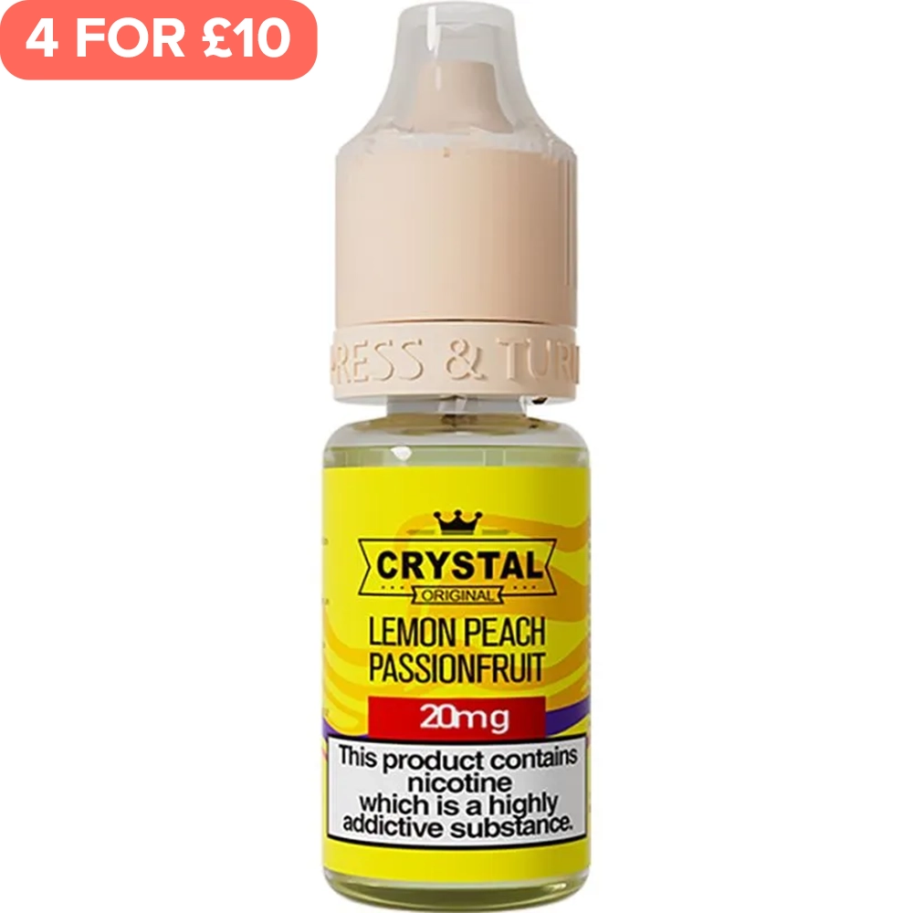 Lemon Peach Passionfruit SKE Crystal Original Salts E-Liquid 10ml