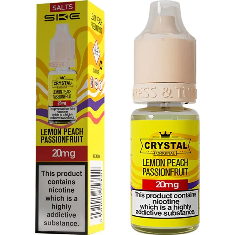 SKE Crystal Salts Lemon Peach Passionfruit E-Liquid 10ml