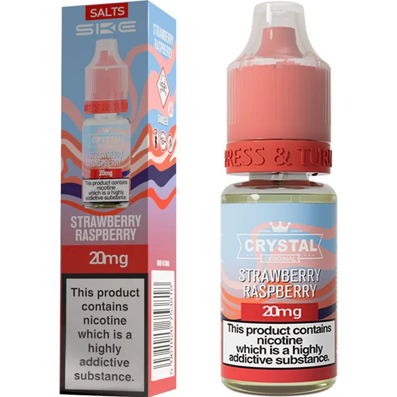SKE Crystal Salts Strawberry Raspberry E-Liquid 10ml