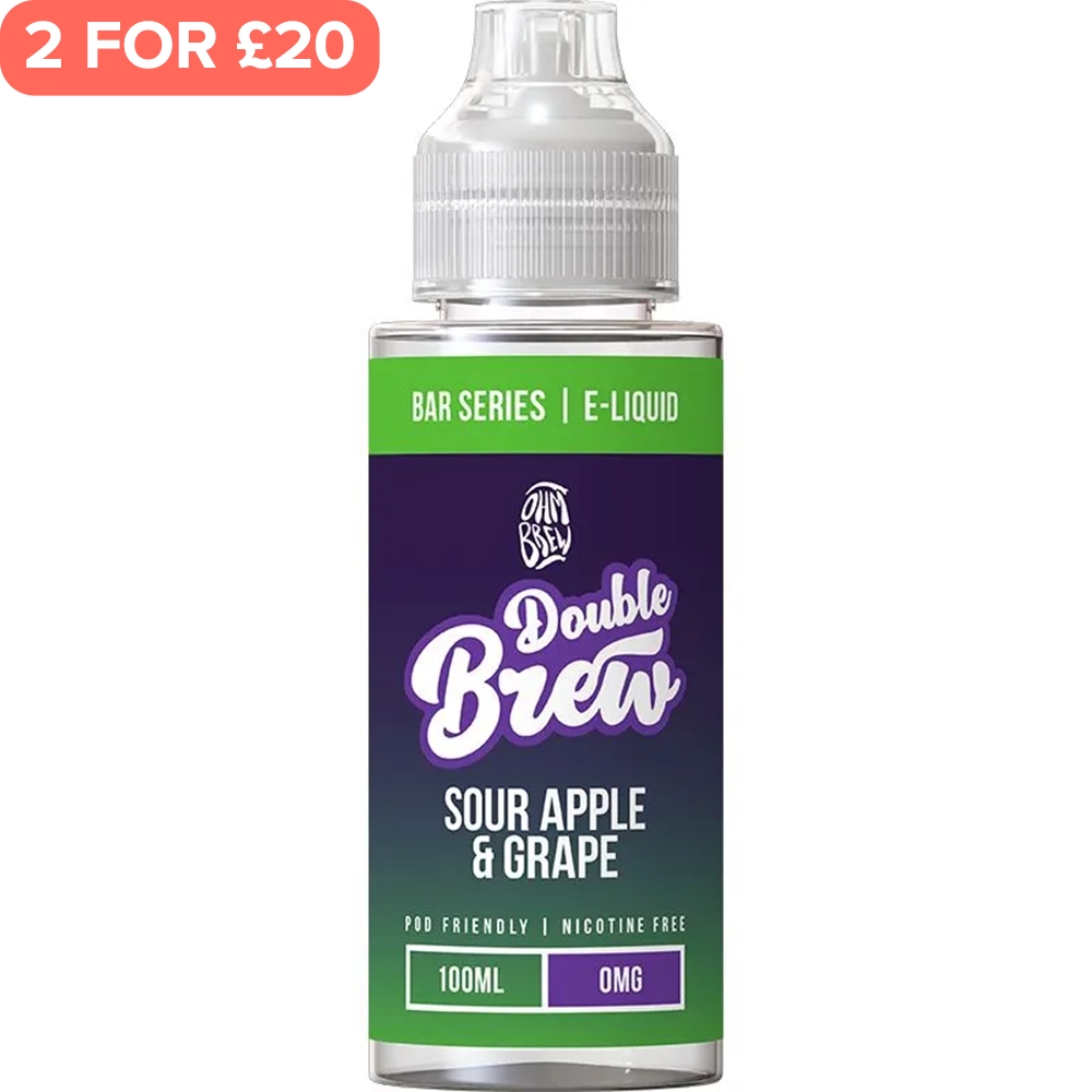 Sour Apple & Grape Double Brew E-Liquid 100ml