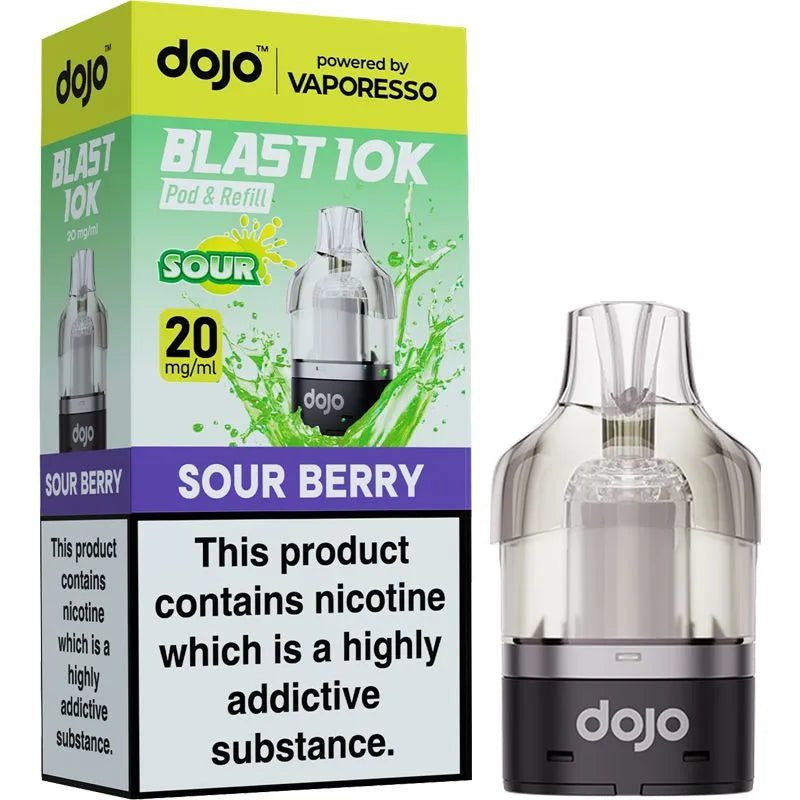 Sour Berry DOJO Blast 10K Pod & Refill 10ml