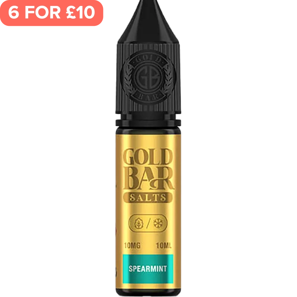 Spearmint Gold Bar Salts E-Liquid 10ml
