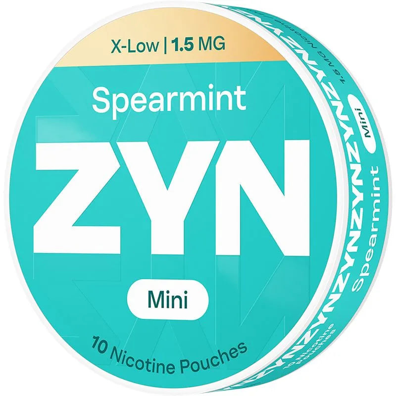 Spearmint ZYN X-Low Mini Nicotine Pouches 10 Pack