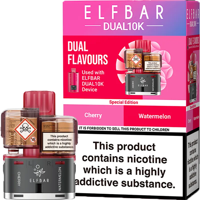 Special Edition Elf Bar Dual 10K Pod & Refill 12ml