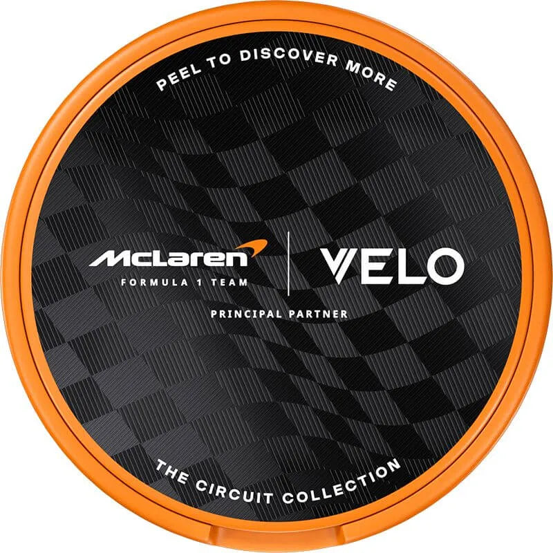 Spicy Papaya VELO x McLaren Slim Nicotine Pouches 20 Pack