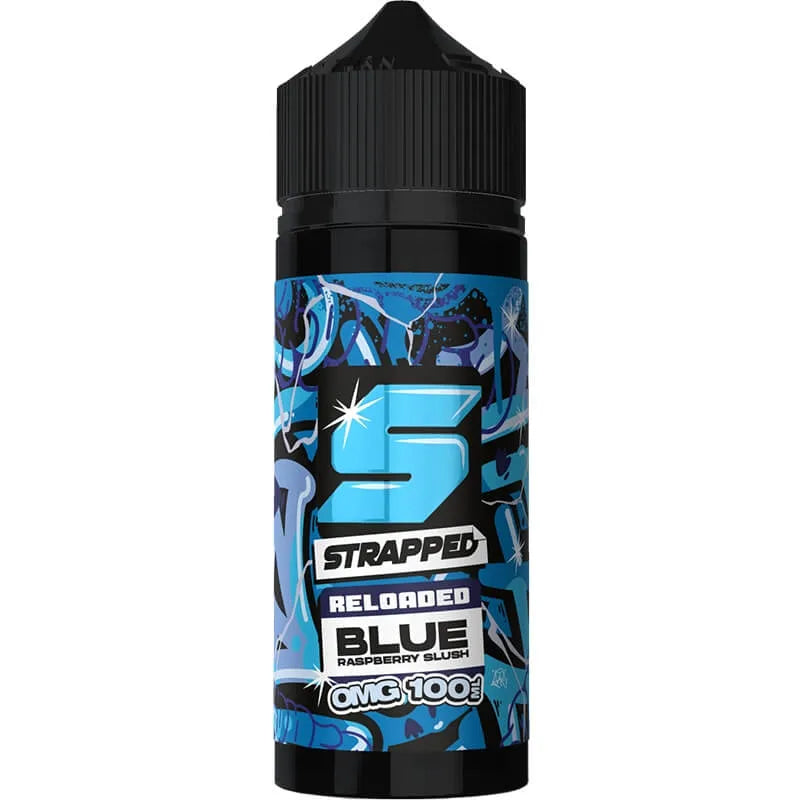 Strapped Reloaded Blue Raspberry Slush E-Liquid 100ml