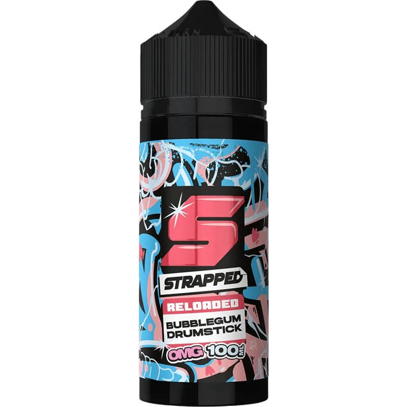 Strapped Reloaded Bubblegum Drumstick E-Liquid 100ml