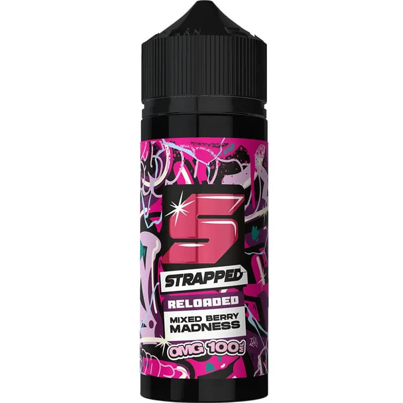 Strapped Reloaded Mixed Berry Madness E-Liquid 100ml