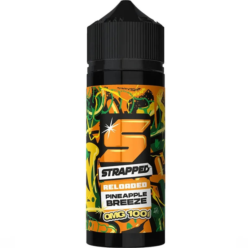 Strapped Reloaded Pineapple Breeze E-Liquid 100ml