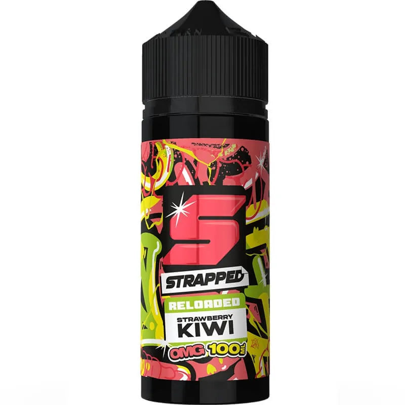 Strapped Reloaded Strawberry Kiwi E-Liquid 100ml